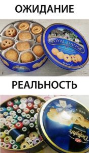 Коробка с нитками