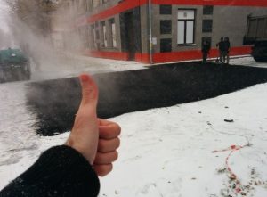 Время класть асфальт