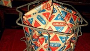 Молоко в треугольных пакетах, СССР